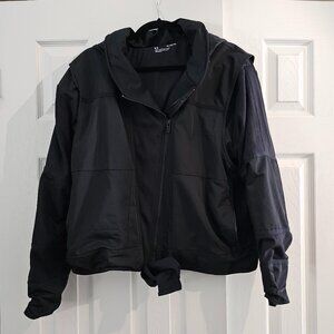 Under Armor lined jacket, ladies XL Loose fit, Black - Like New!